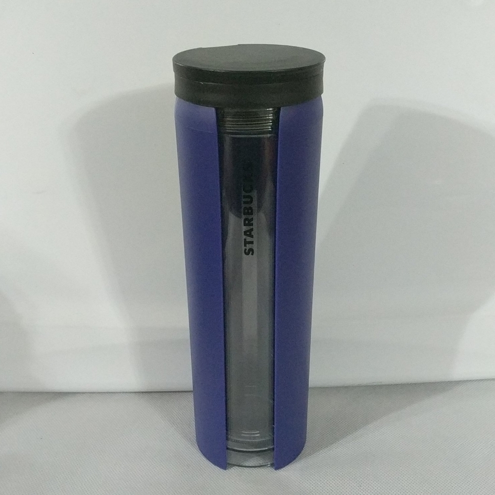 Starbucks 16oz Tumbler with Purple Sleeve